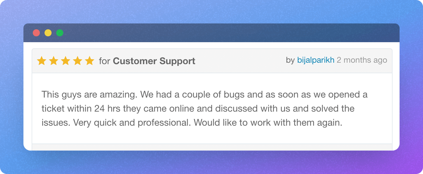 Customer Review